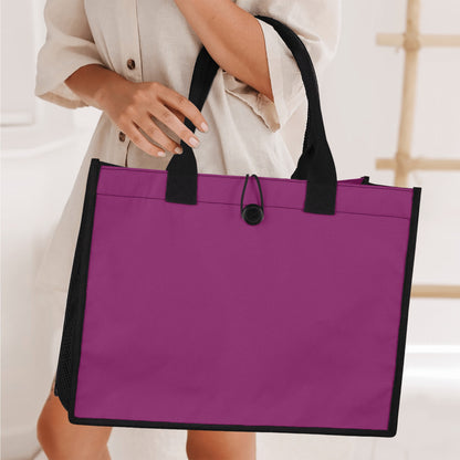 Aubergine Canvas Shopper Tasche Einkaufstasche JLR Design