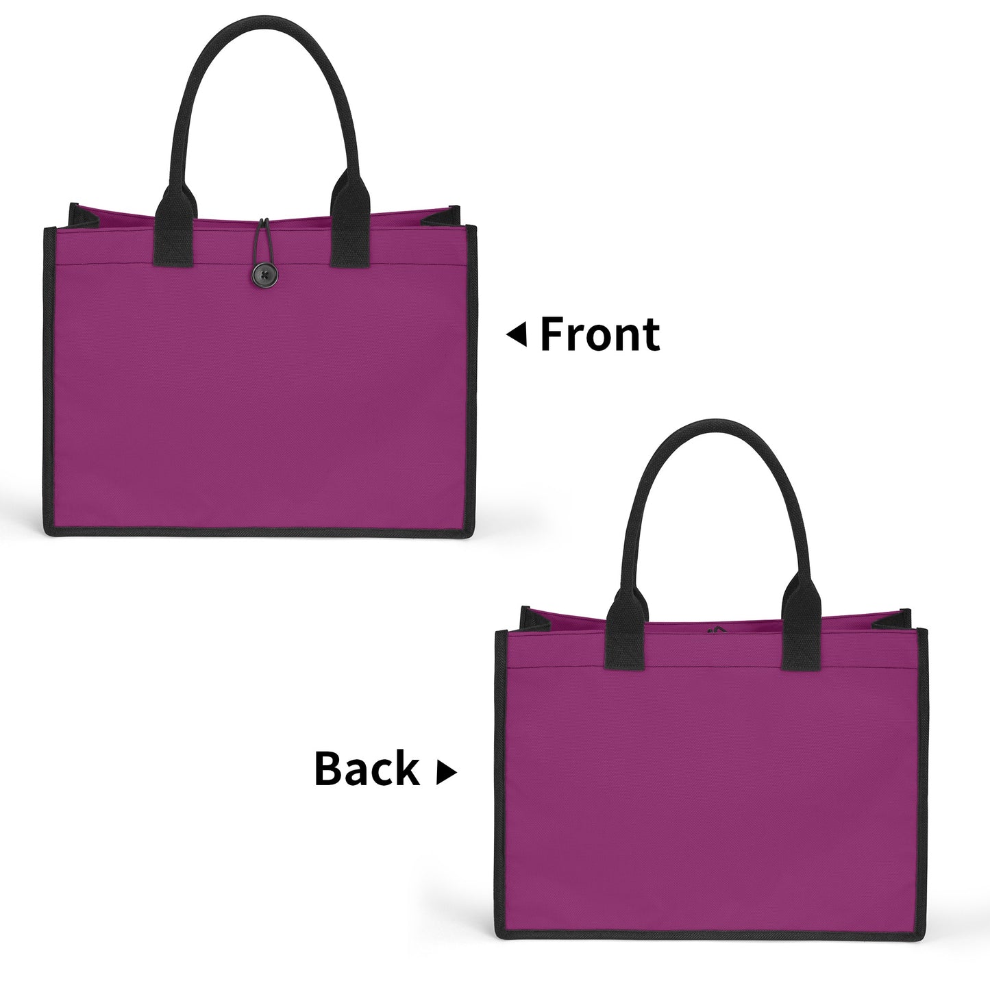 Aubergine Canvas Shopper Tasche Einkaufstasche JLR Design