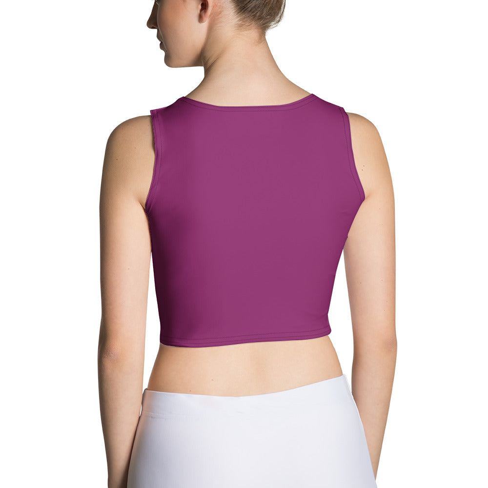 Aubergine Damen Crop Top Crop Top JLR Design