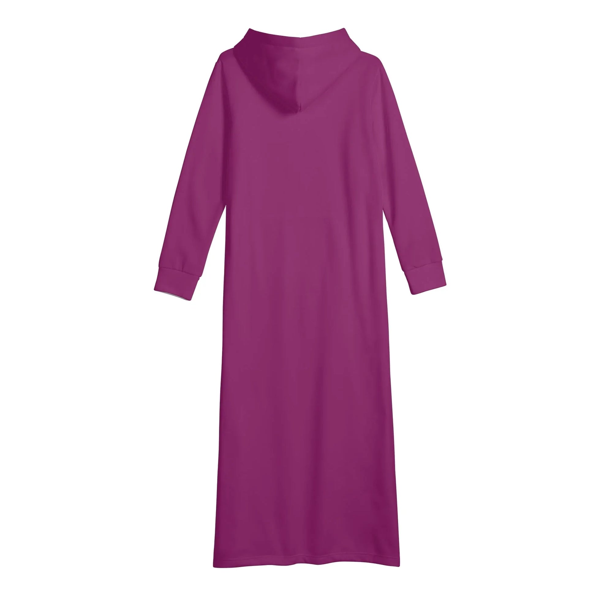 aubergine-bequemes-leichtes-hoodie-kleid-hoodiekleid-jlr-design-82286 - JLR Design
