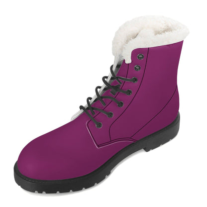 Aubergine Faux Fur Stiefel für Damen Lederstiefel 84.99 Aubergine, Damen, Faux, Fur, Lederstiefel JLR Design