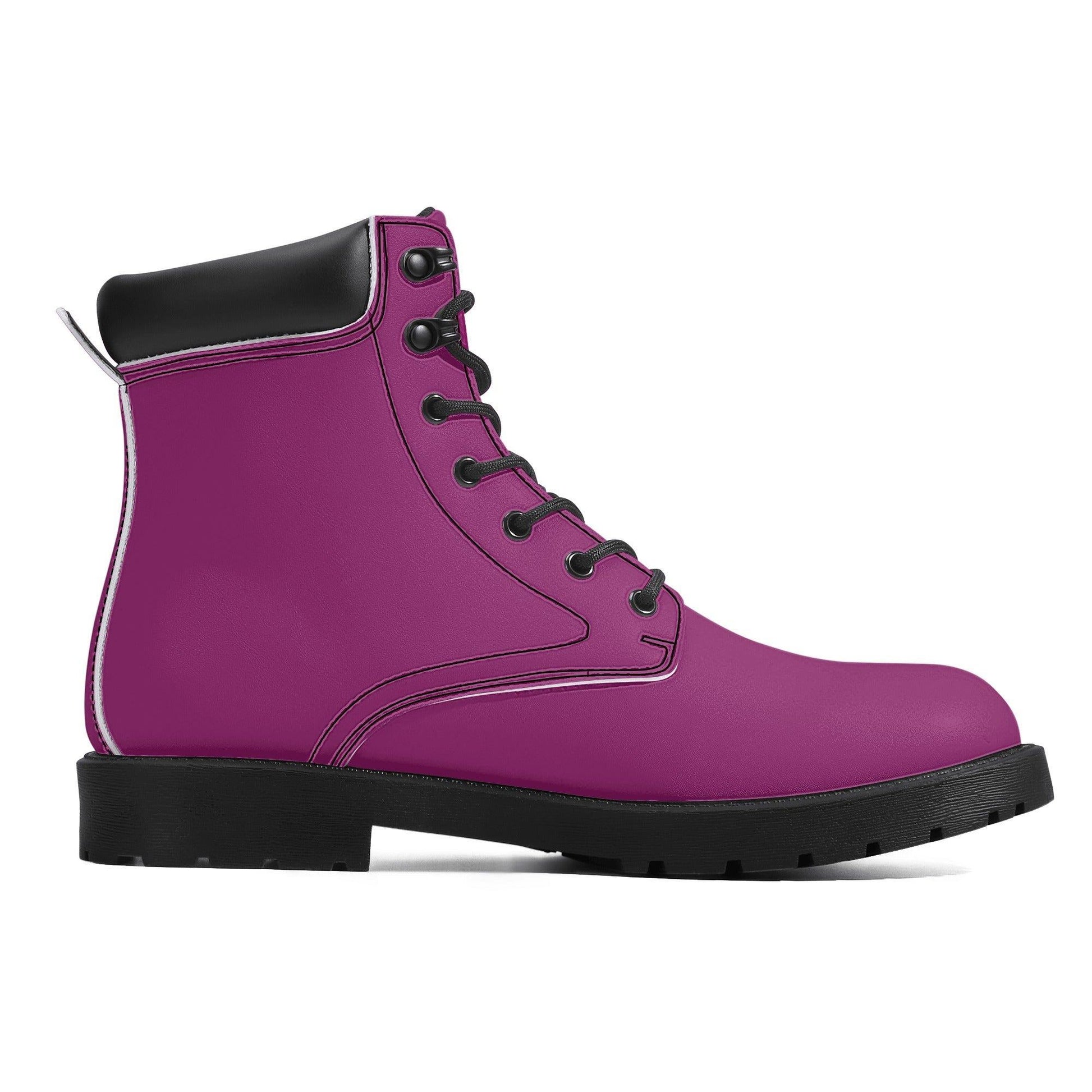 Aubergine Ganzjahres Stiefel für Damen Lederstiefel 74.99 Aubergine, Damen, Ganzjahres, Lederstiefel JLR Design