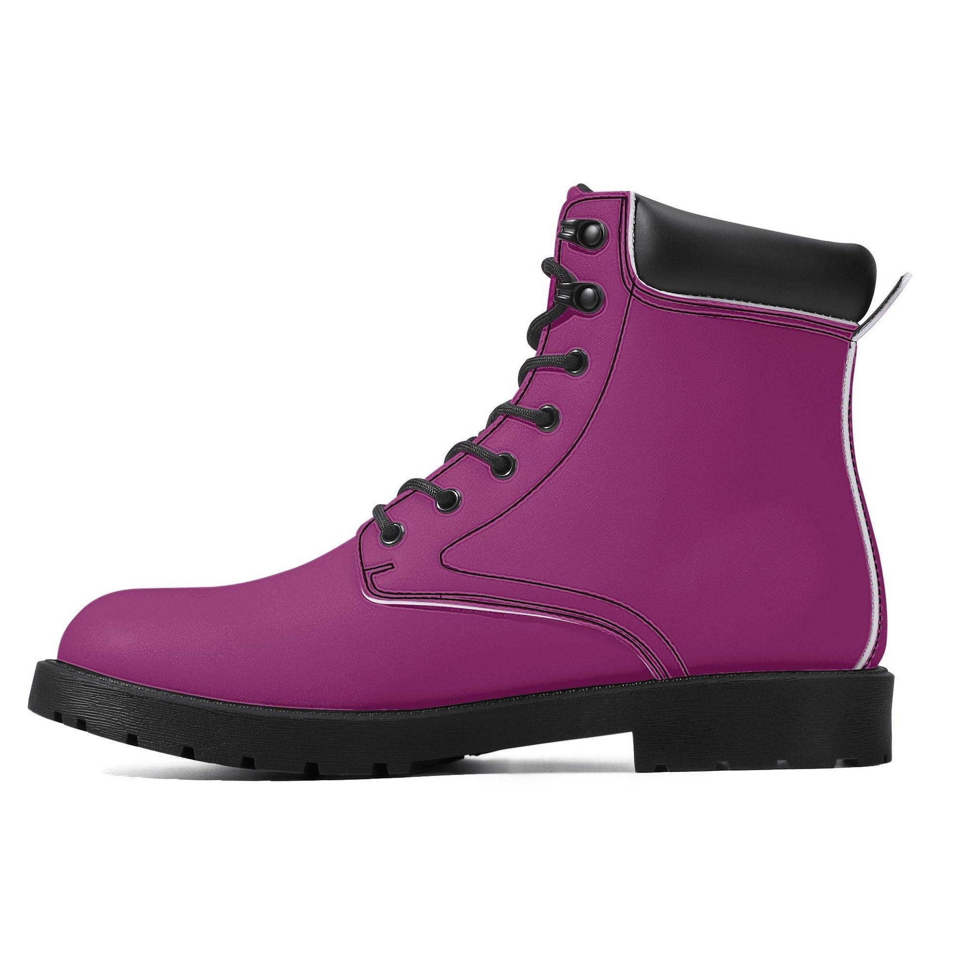 Aubergine Ganzjahres Stiefel für Damen Lederstiefel 74.99 Aubergine, Damen, Ganzjahres, Lederstiefel JLR Design