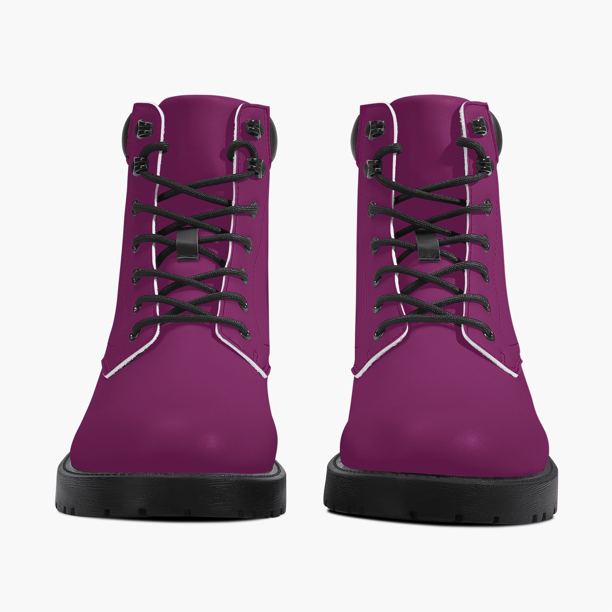 Aubergine Leder Boots | Stylische und Warme Winterstiefel Boots JLR Design