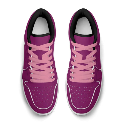 aubergine-low-top-leder-sneaker-fur-damen-sneaker-jlr-design-69845 - JLR Design