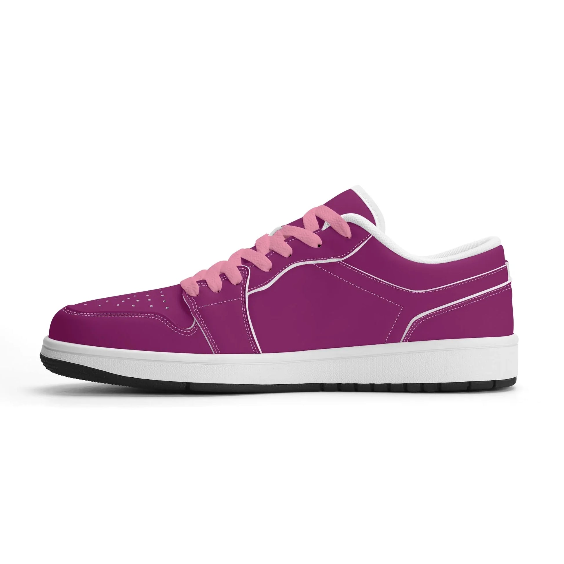 aubergine-low-top-leder-sneaker-fur-damen-sneaker-jlr-design-30129 - JLR Design