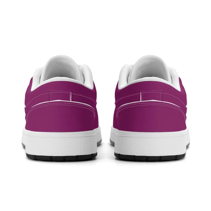 aubergine-low-top-leder-sneaker-fur-damen-sneaker-jlr-design-33841 - JLR Design