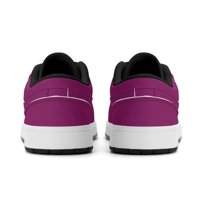 aubergine-low-top-leder-sneaker-fur-herren-sneaker-jlr-design-47952 - JLR Design