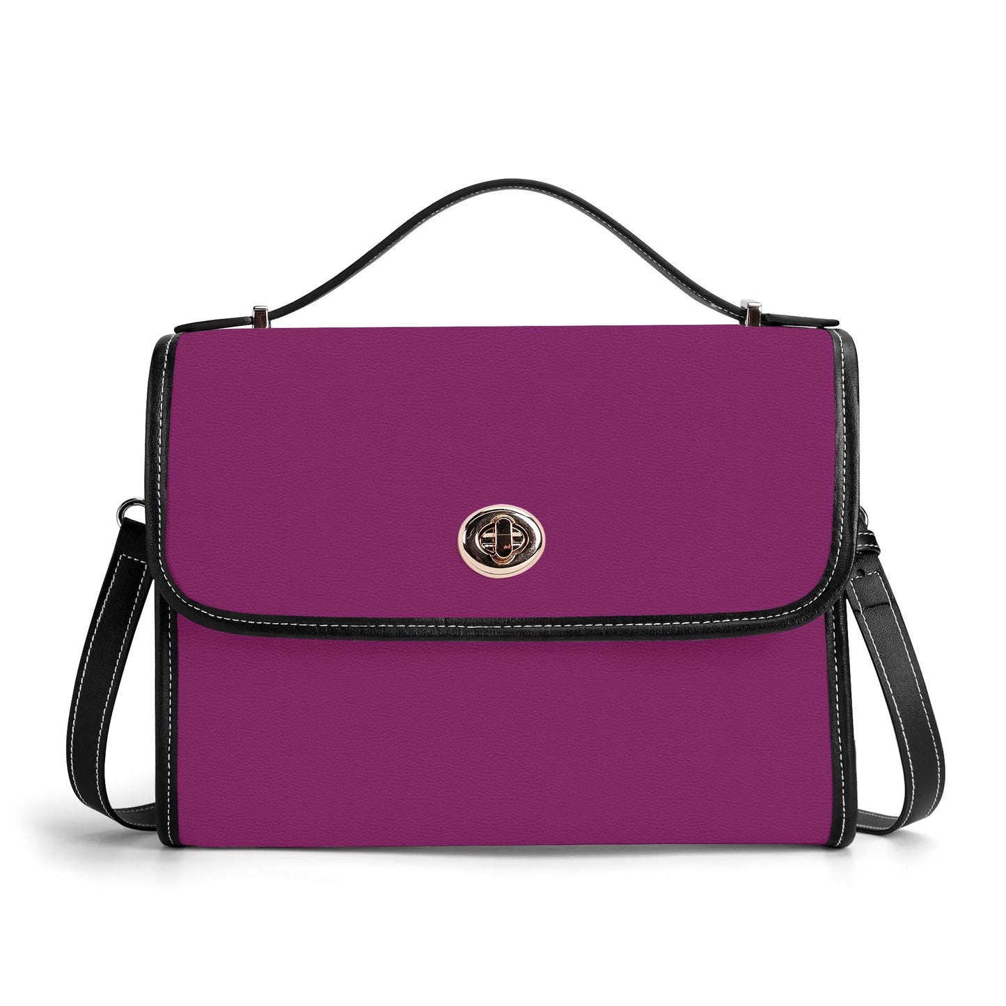 Aubergine Satchel Bag Umhängetasche Umhängetasche JLR Design