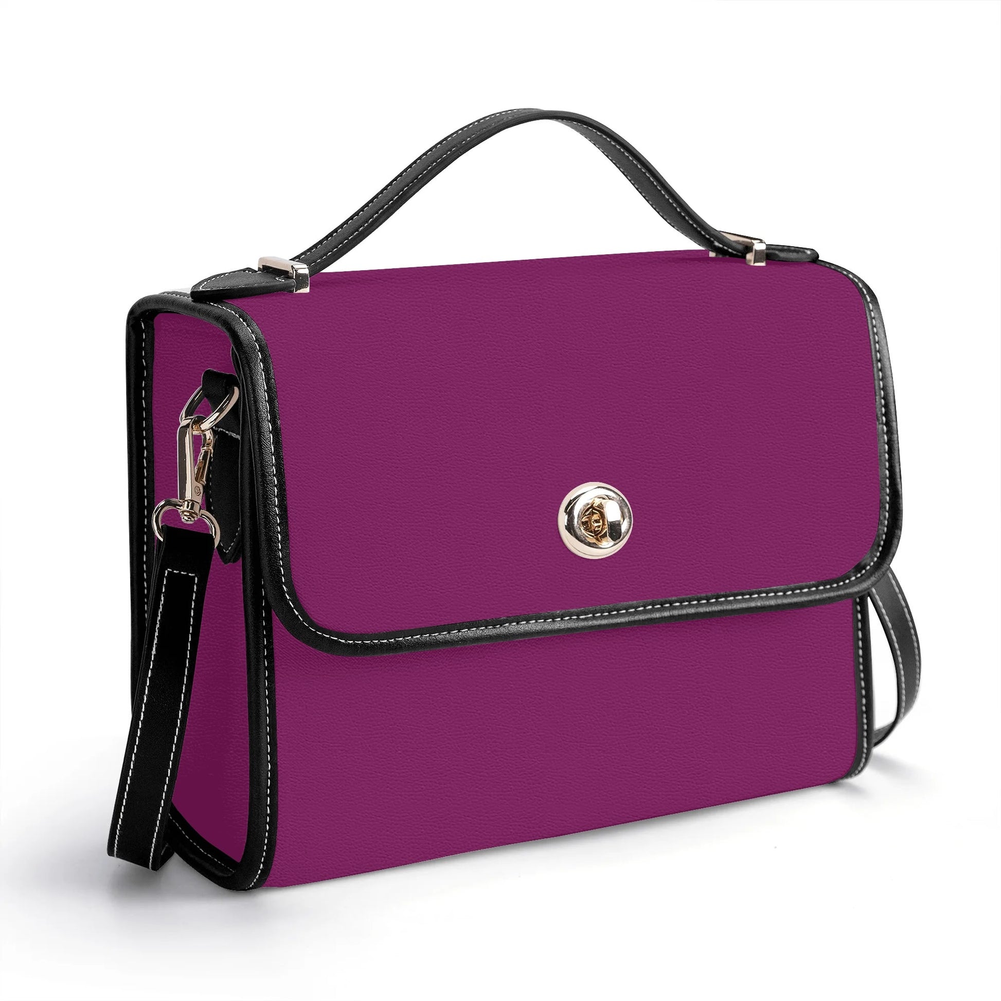 Aubergine Satchel Bag Umhängetasche Umhängetasche JLR Design