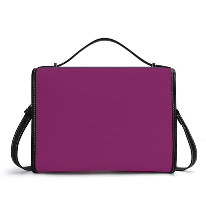 Aubergine Satchel Bag Umhängetasche Umhängetasche JLR Design