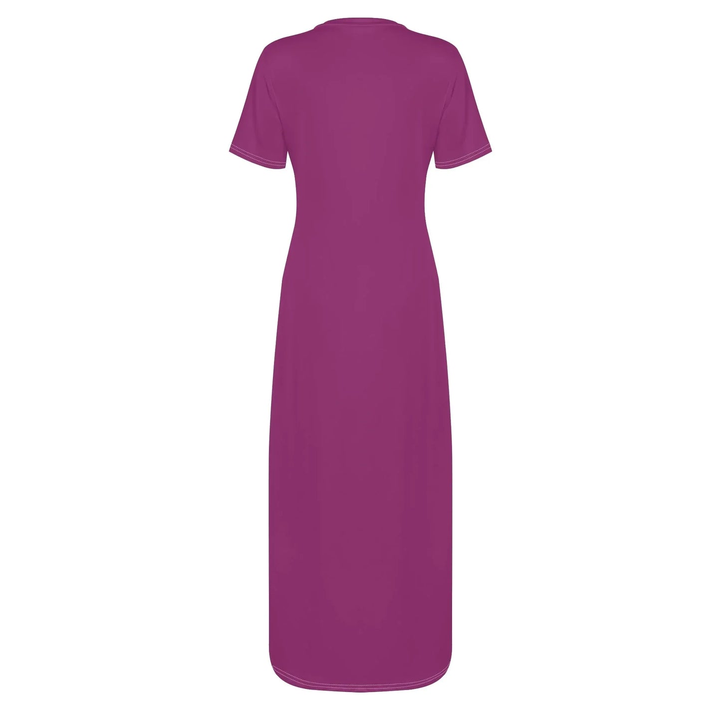 aubergine-short-sleeve-long-dress-long-dress-jlr-design-53258 - JLR Design