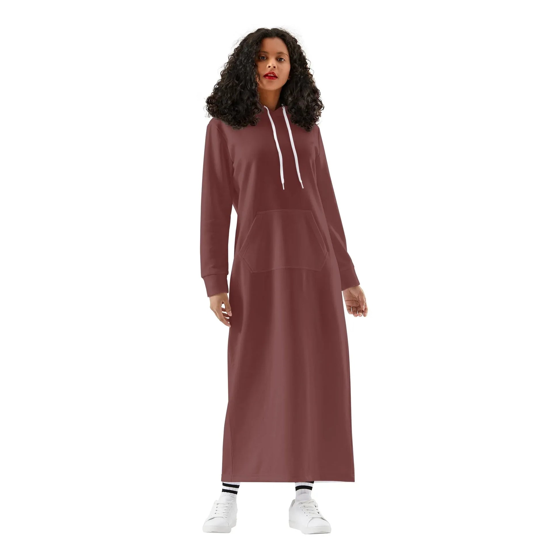 auburn-bequemes-leichtes-hoodie-kleid-hoodiekleid-jlr-design-14046 - JLR Design
