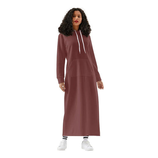 auburn-bequemes-leichtes-hoodie-kleid-hoodiekleid-jlr-design-14046 - JLR Design