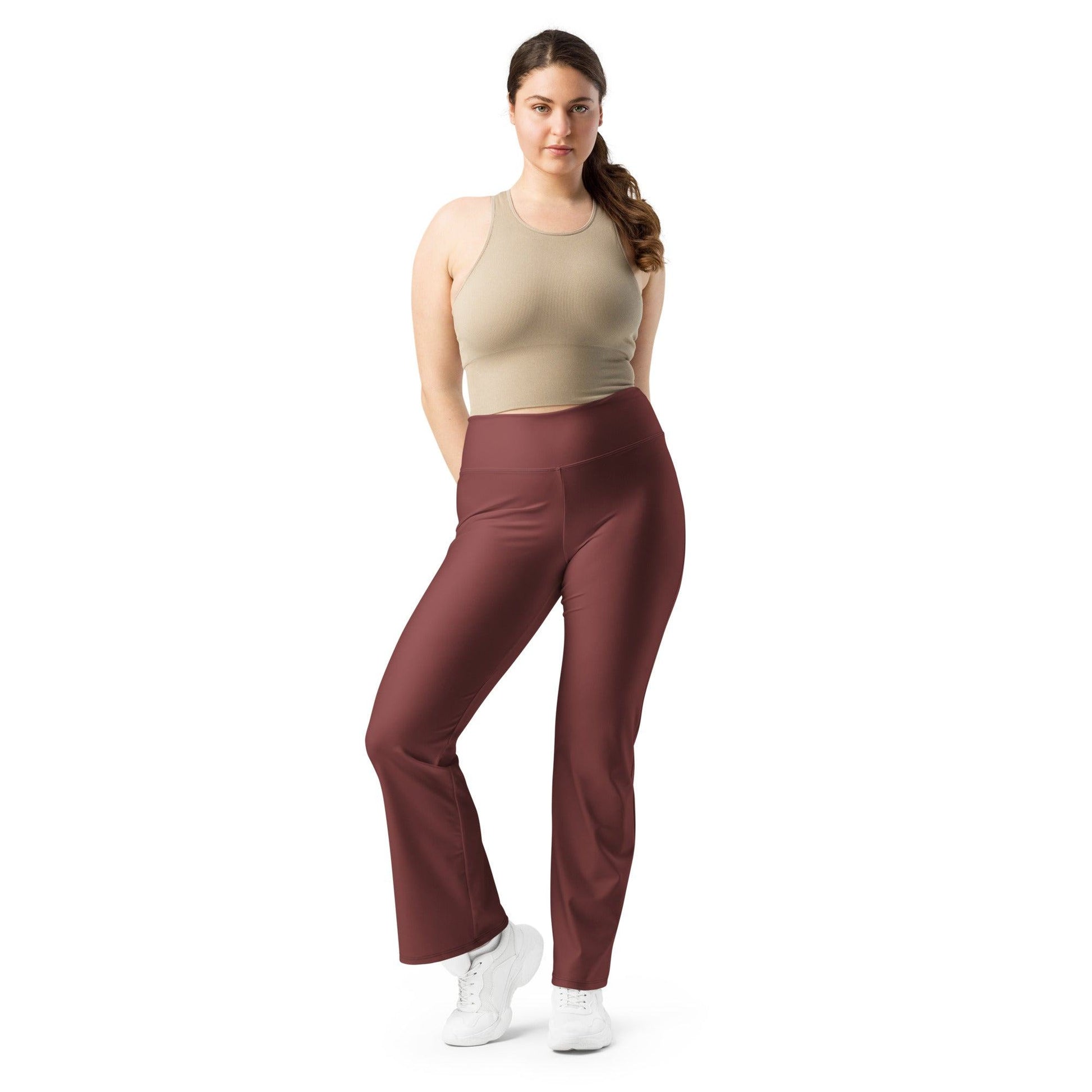 Auburn High Waist Flare Leggings Flare Leggings 59.99 Auburn, Flare, High, Leggings, Waist JLR Design