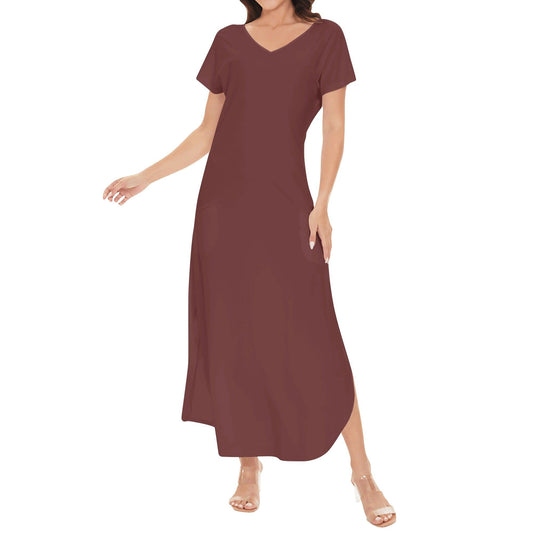 Auburn kurzärmliges drapiertes Kleid drapiertes Kleid 54.99 Auburn, drapiert, kleid, kurzärmlig JLR Design