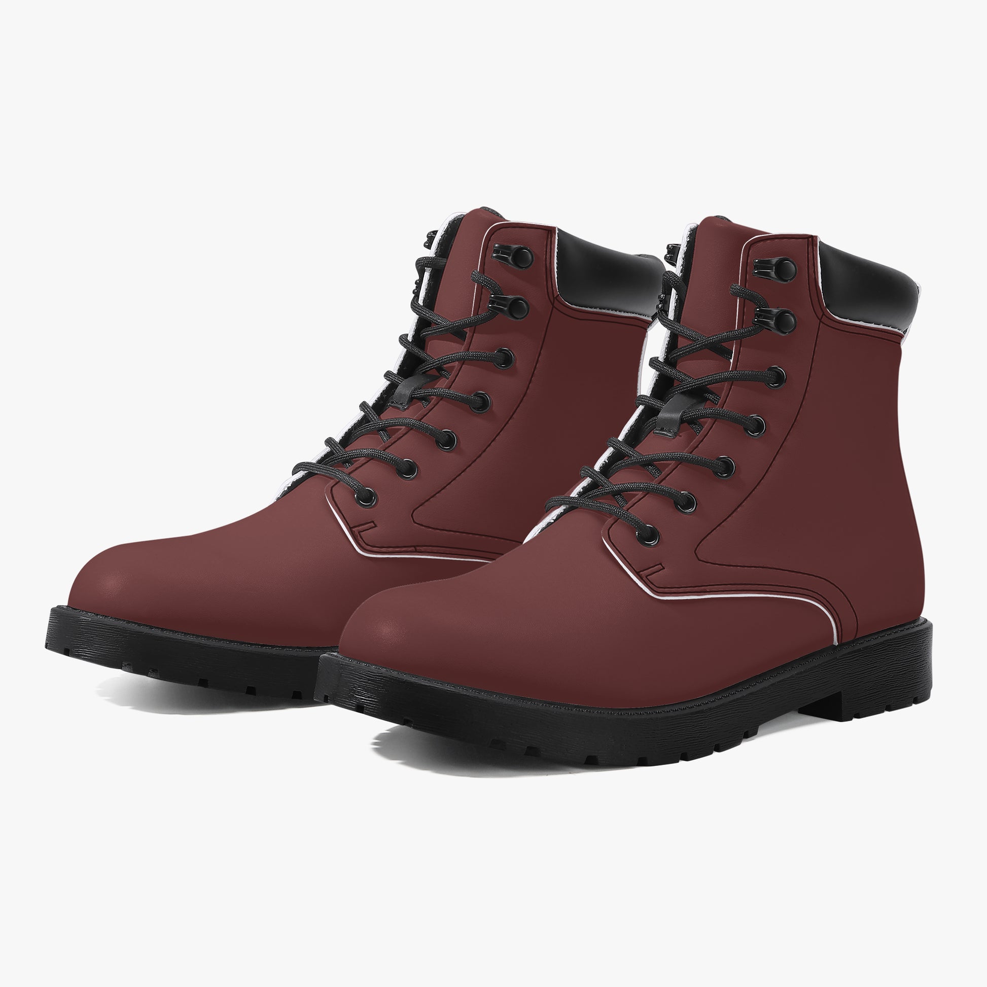 Auburn Leder Boots | Stylische und Warme Winterstiefel Boots JLR Design
