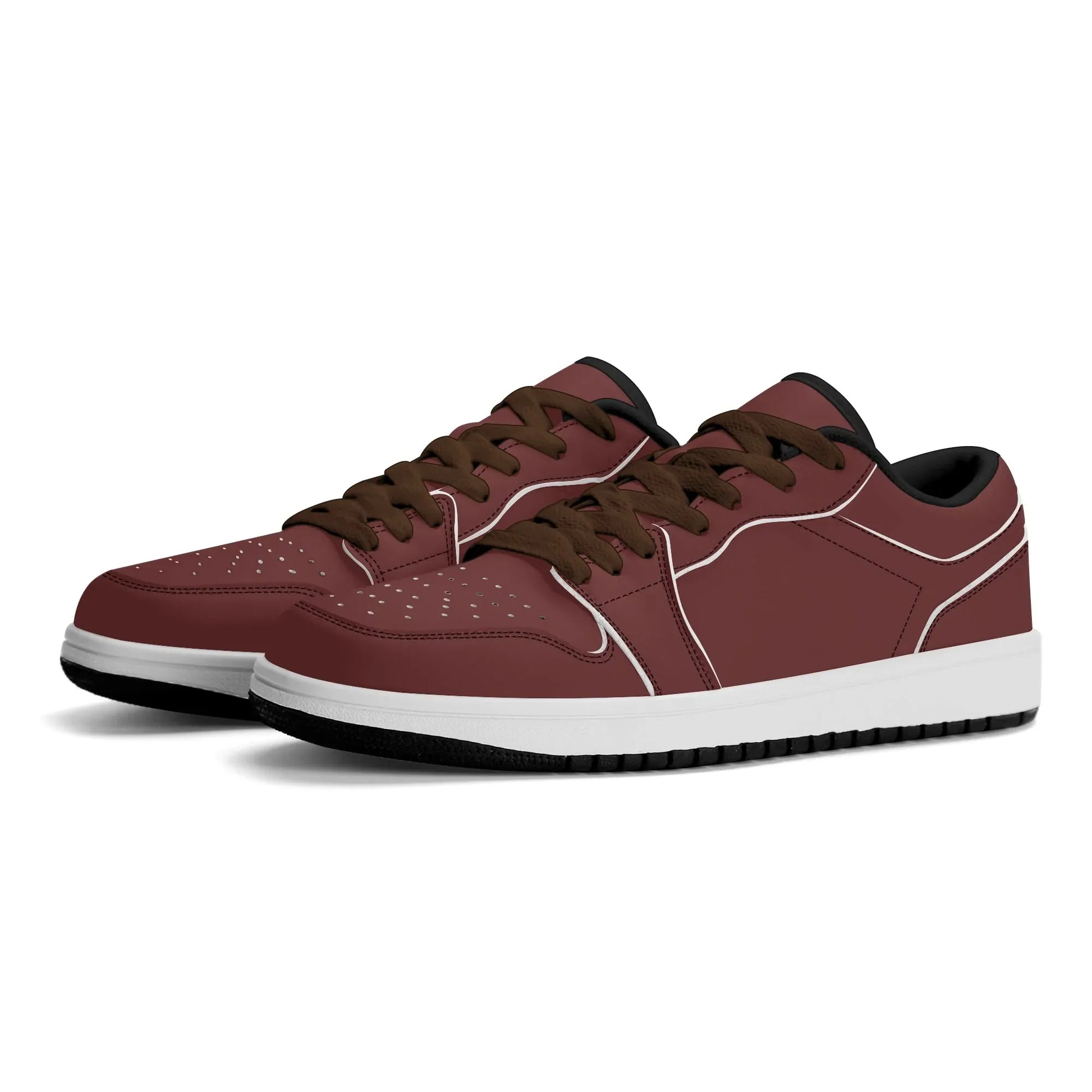 auburn-low-top-leder-sneaker-fur-damen-sneaker-jlr-design-14469 - JLR Design