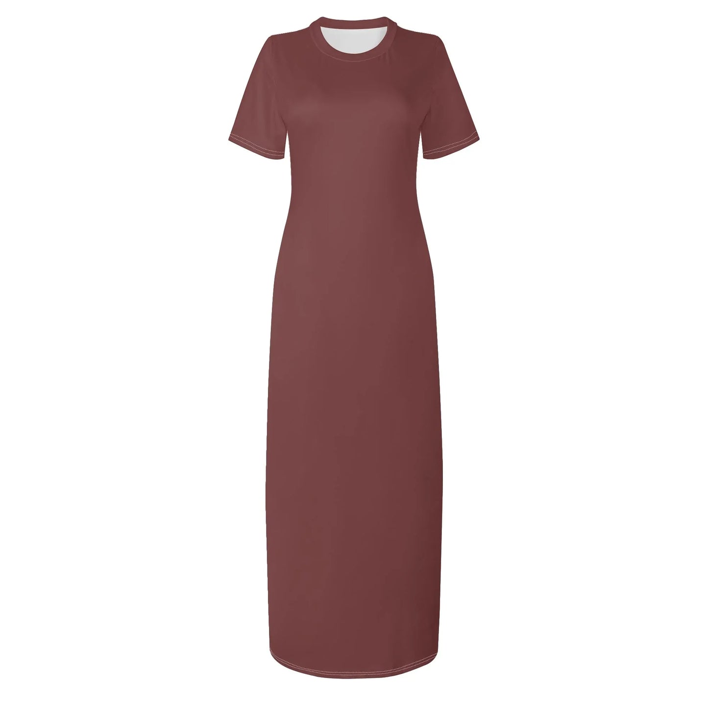 auburn-short-sleeve-long-dress-long-dress-jlr-design-13091 - JLR Design