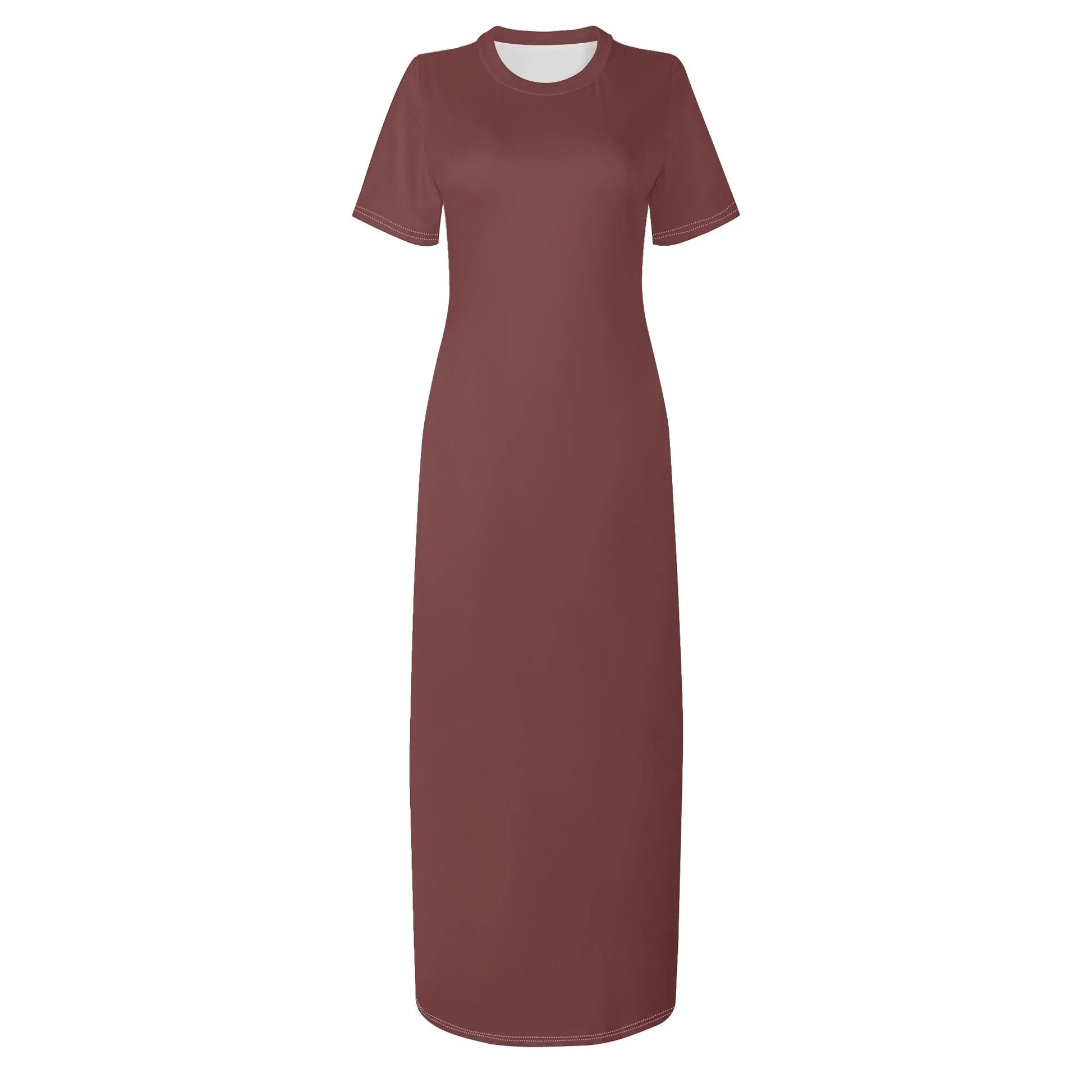 auburn-short-sleeve-long-dress-long-dress-jlr-design-13091 - JLR Design