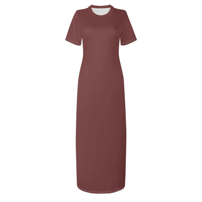 auburn-short-sleeve-long-dress-long-dress-jlr-design-13091 - JLR Design