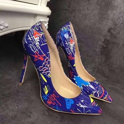 ausgefallene-comic-style-party-high-heels-high-heels-jlr-design-30819 - JLR Design