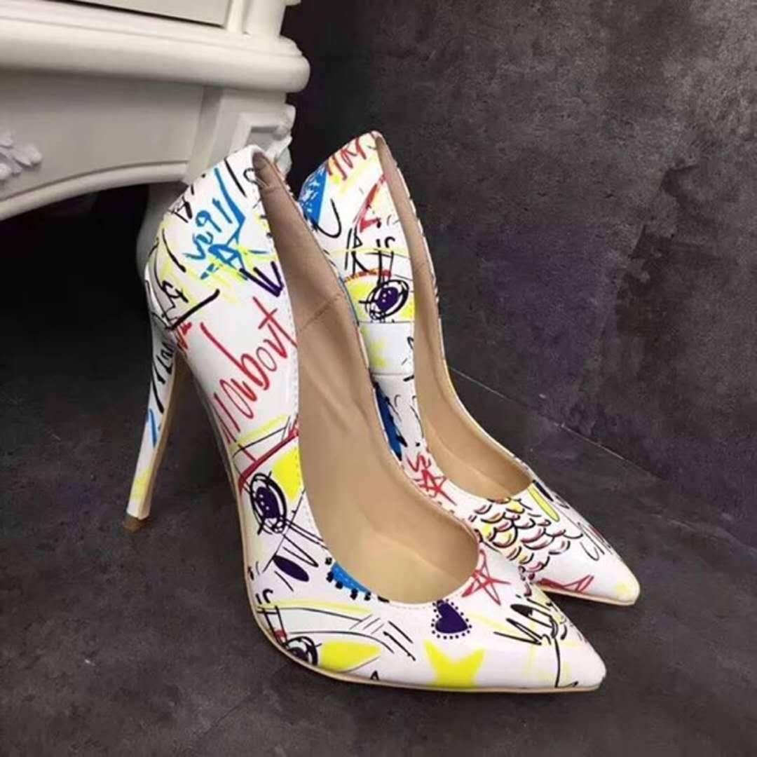 ausgefallene-comic-style-party-high-heels-high-heels-jlr-design-76073 - JLR Design