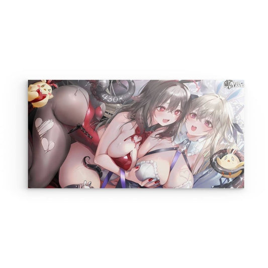 Azur Lane Poster - Anchorage and Royal Fortune Metal Print JLR Design