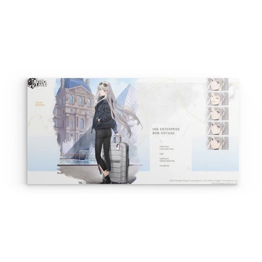 Azur Lane Poster - Bon Voyage Enterprise Poster 29.99 Azur, Bon, Enterprise, Lane, Metal, Voyage, Wallpaper JLR Design