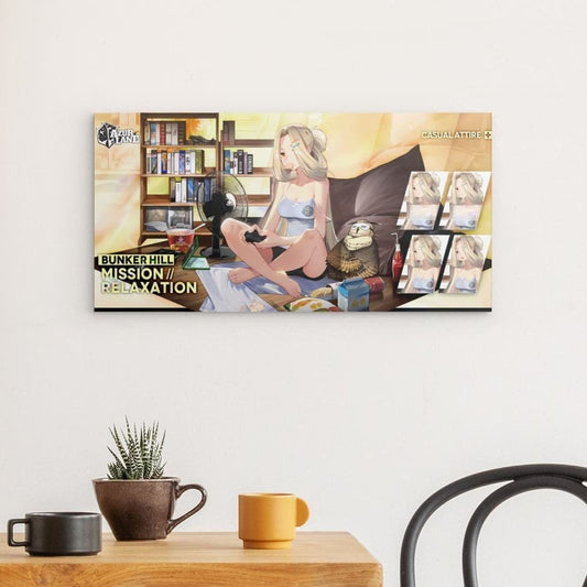 Azur Lane Poster - Bunker Hill Relaxation Poster 29.99 Azur, Bunker, Hill, Lane, Metal, Relaxation, Wallpaper JLR Design