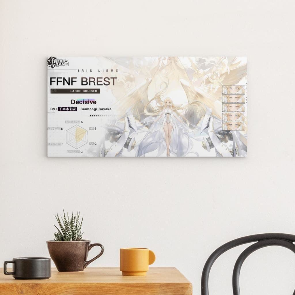 Azur Lane Poster - Charakter FFNF Brest Poster 29.99 Azur, Brest, Charakter, Iris, Lane, Libre, Metal, Wallpaper JLR Design