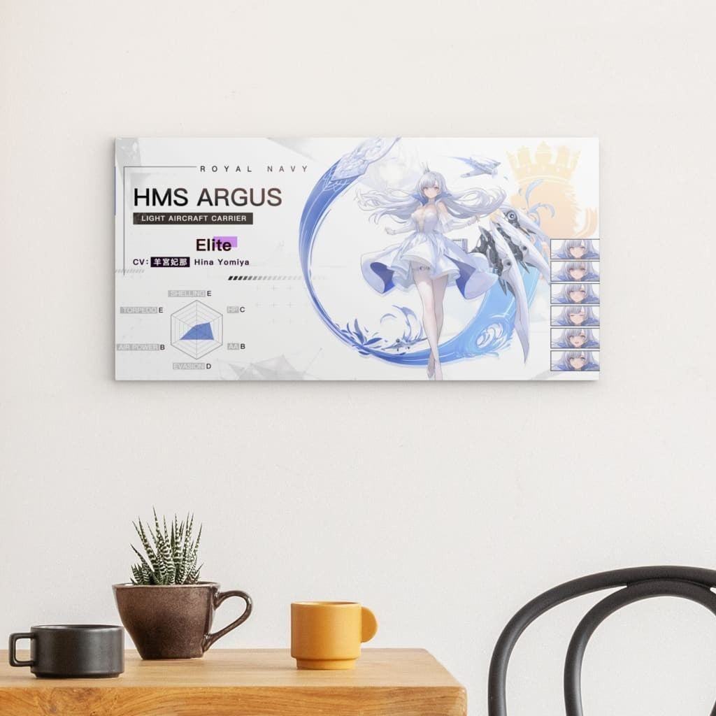 Azur Lane Poster - Charakter HMS Argus Poster 29.99 Argus, Azur, Event, Lane, Metal, Navy, Royal, Wallpaper JLR Design