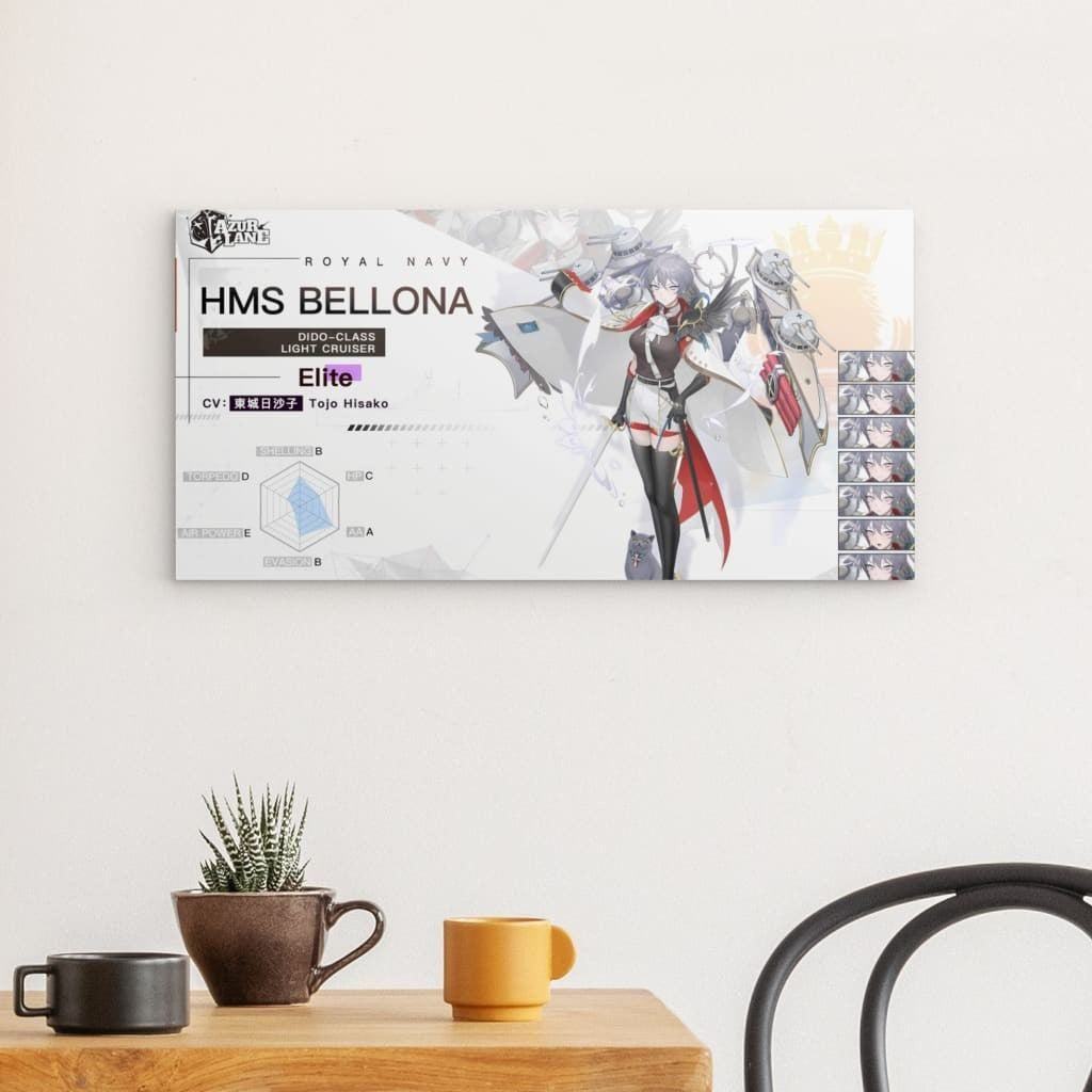 Azur Lane Poster - Charakter HMS Bellona Poster 29.99 Azur, Bellona, Event, Lane, Metal, Navy, Royal, Wallpaper JLR Design