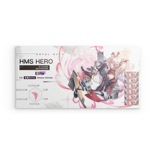 Azur Lane Poster - Charakter HMS Hero Poster JLR Design