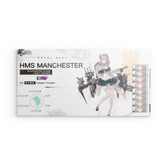 Azur Lane Poster - Charakter HMS Manchester Poster JLR Design
