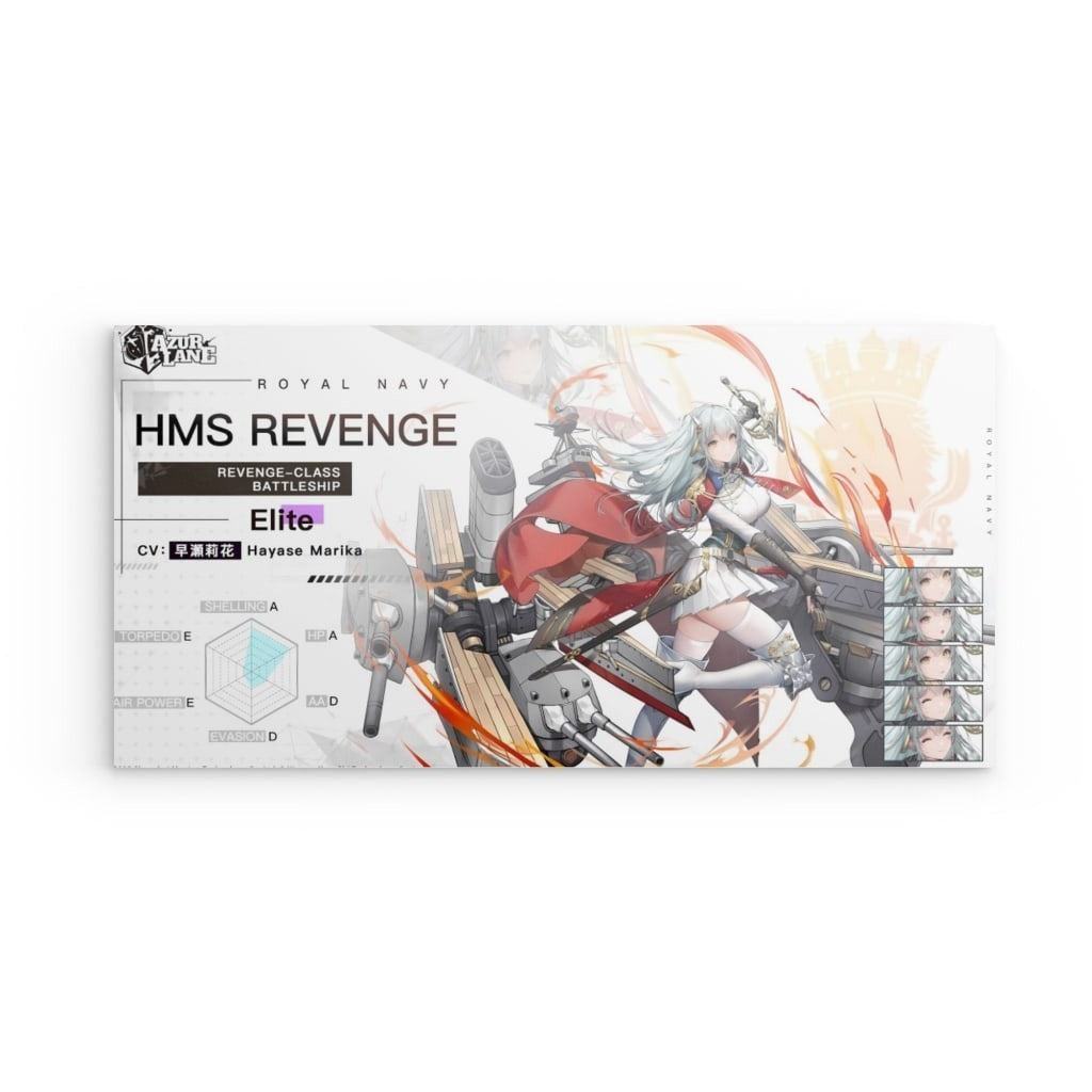 Azur Lane Poster - Charakter HMS Revenge Poster 29.99 Azur, Event, Lane, Metal, Navy, Revenge, Royal, Wallpaper JLR Design