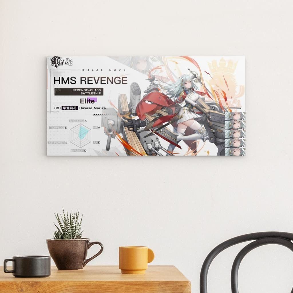 Azur Lane Poster - Charakter HMS Revenge Poster 29.99 Azur, Event, Lane, Metal, Navy, Revenge, Royal, Wallpaper JLR Design