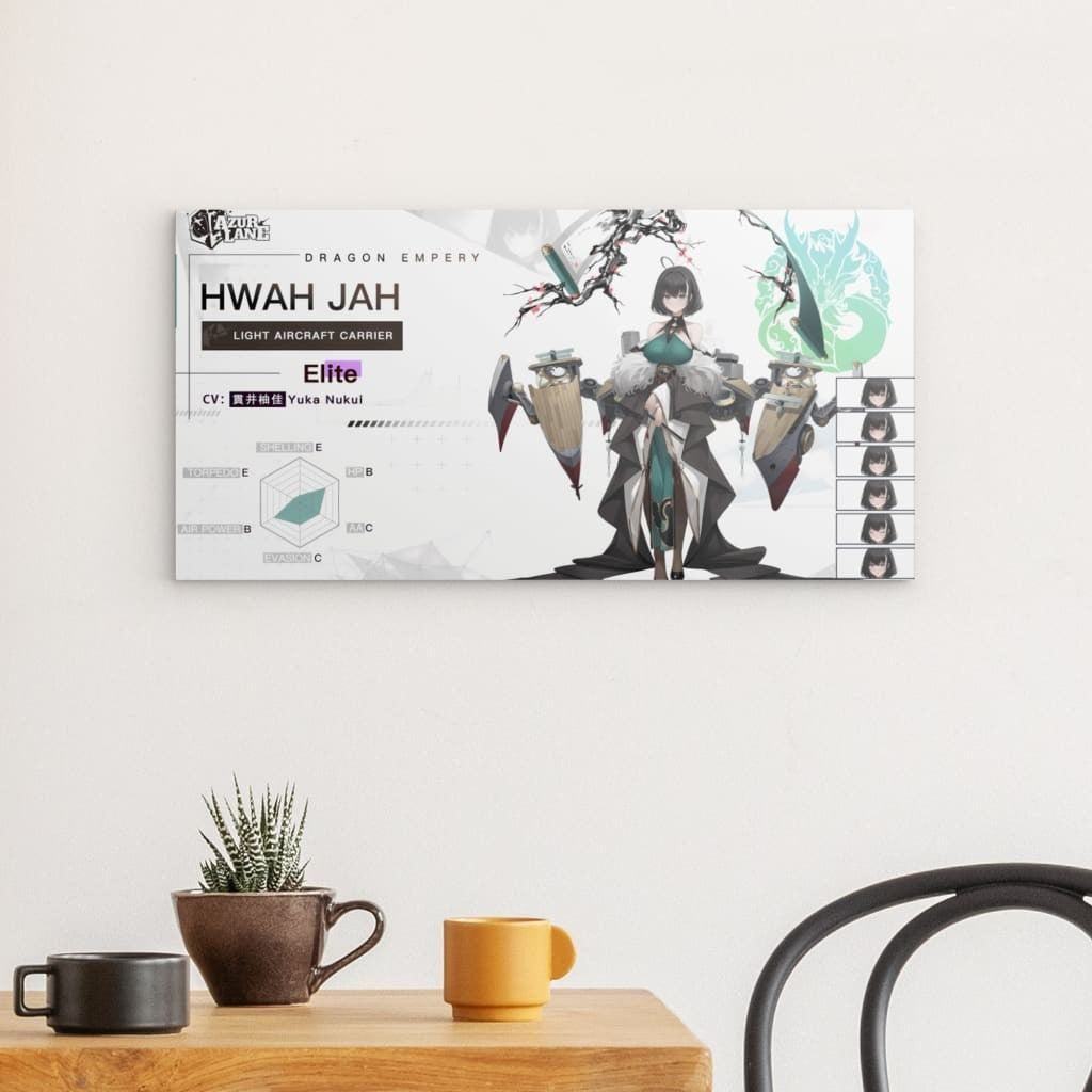 Azur Lane Poster - Charakter Hwah Jah Poster 29.99 Azur, Charakter, Dragon, Empery, Hwan, Jah, Lane, Metal JLR Design