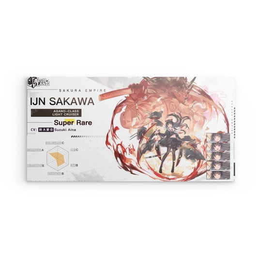 Azur Lane Poster - Charakter IJN Sakawa Poster JLR Design
