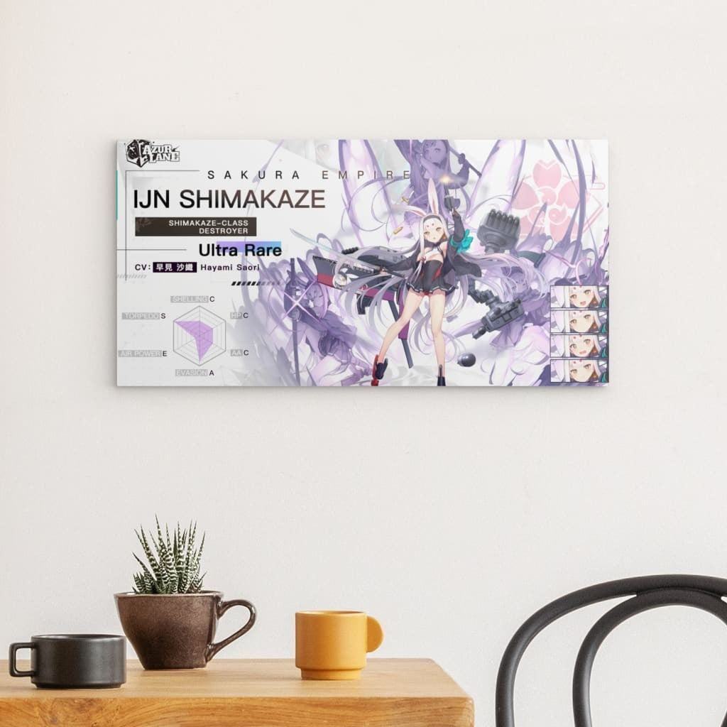 Azur Lane Poster - Charakter IJN Shimakaze Poster 29.99 Azur, Charakter, Empire, Lane, Metal, Sakura, Shimakaze, Wallpaper JLR Design