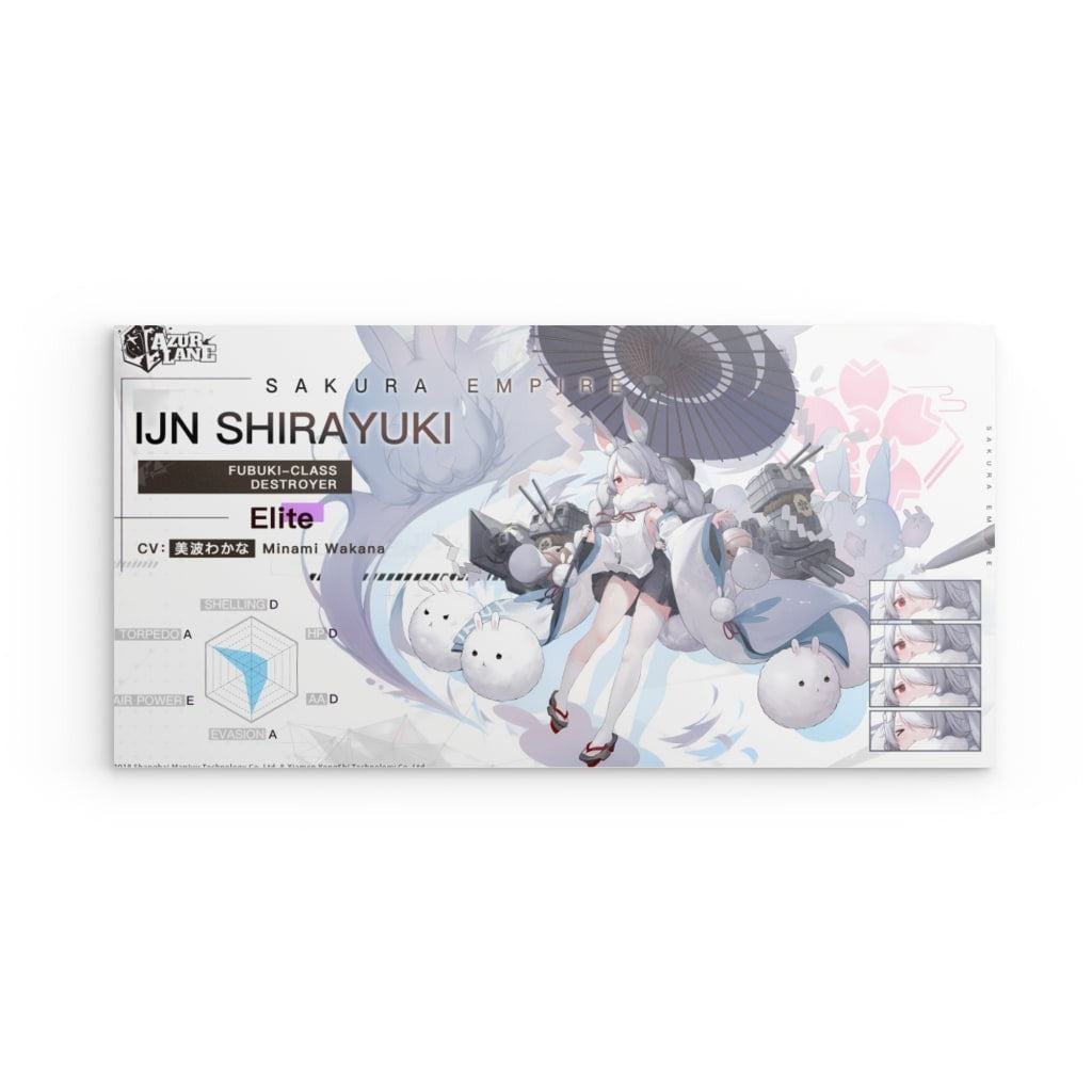 Azur Lane Poster - Charakter IJN Shirayuki Poster 29.99 Azur, Charakter, Empire, Lane, Metal, Sakura, Shirayuki, Wallpaper JLR Design