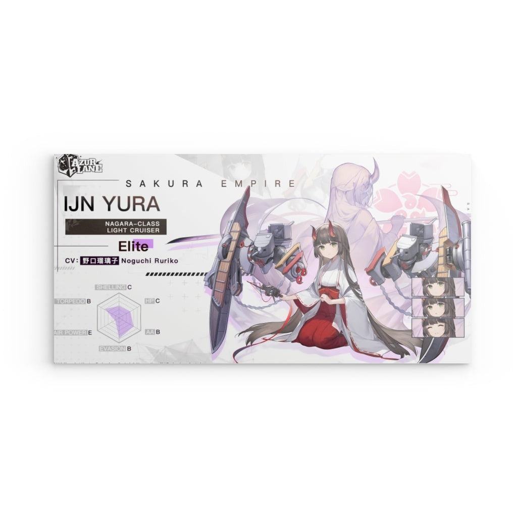 Azur Lane Poster - Charakter IJN Yura Poster 29.99 Azur, Charakter, Empire, Lane, Metal, Sakura, Wallpaper, Yura JLR Design