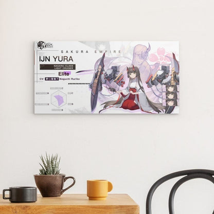 Azur Lane Poster - Charakter IJN Yura Poster 29.99 Azur, Charakter, Empire, Lane, Metal, Sakura, Wallpaper, Yura JLR Design