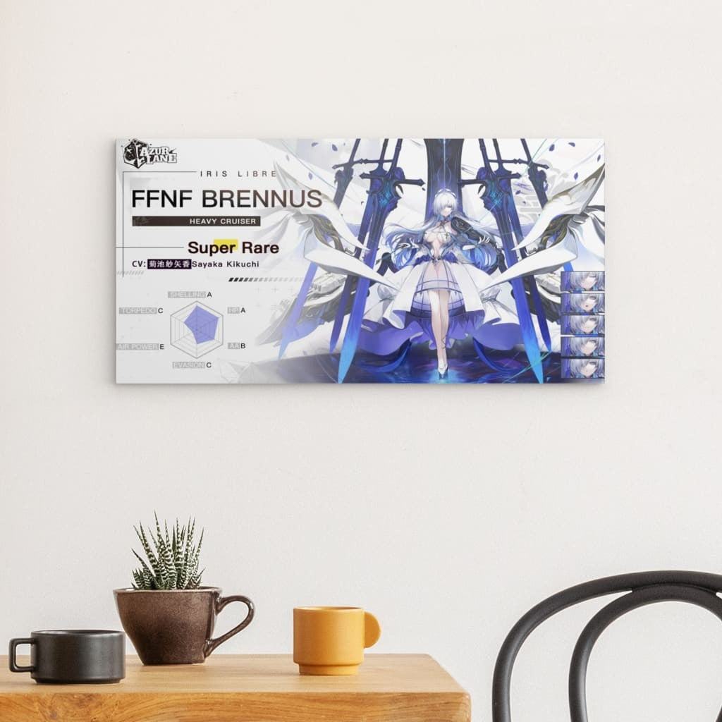 Azur Lane Poster - Charakter Iris Libre FFNF Brennus Metal Print JLR Design