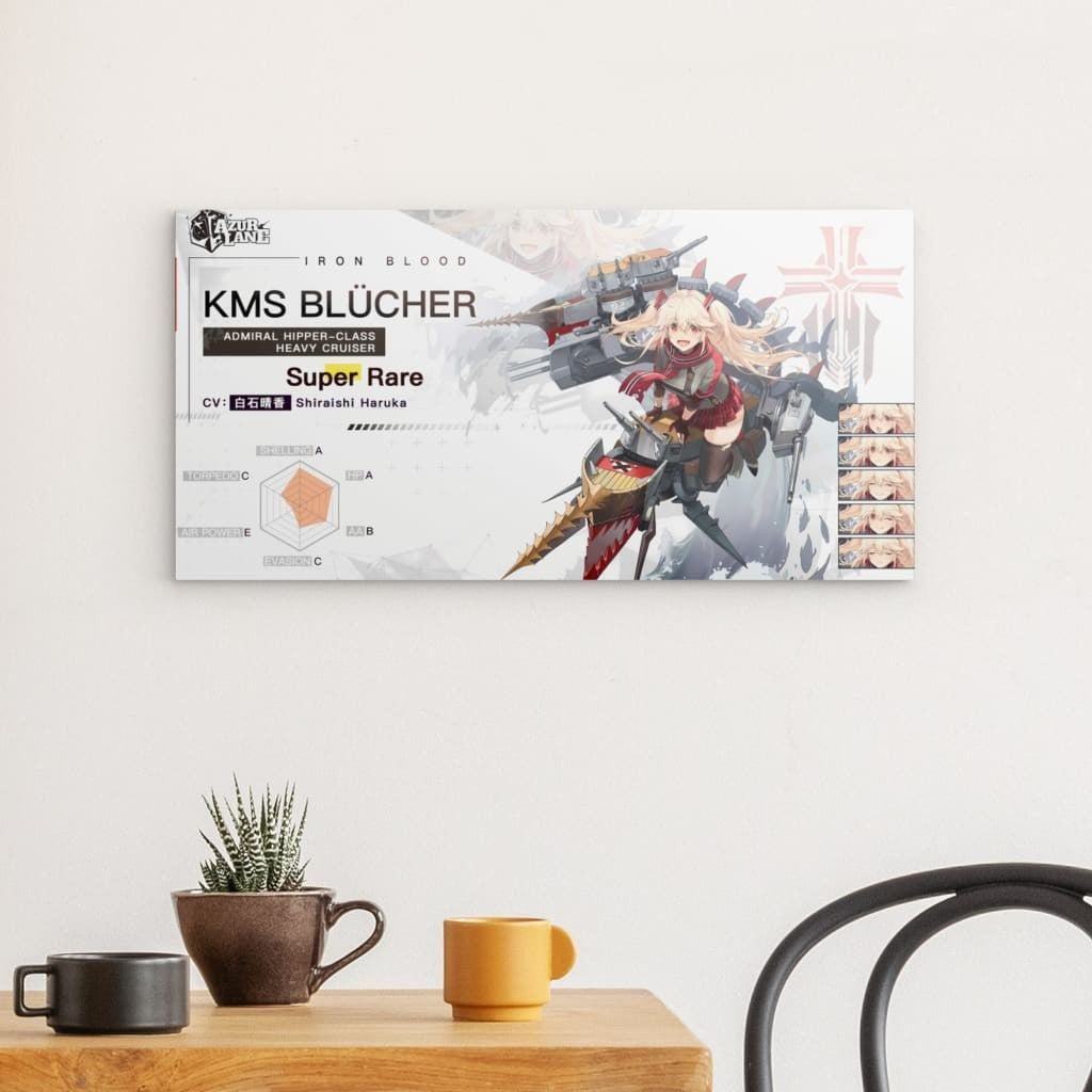 Azur Lane Poster - Charakter KMS Blücher Poster 29.99 Azur, Blood, Blücher, Charakter, Iron, Lane, Metal, Wallpaper JLR Design