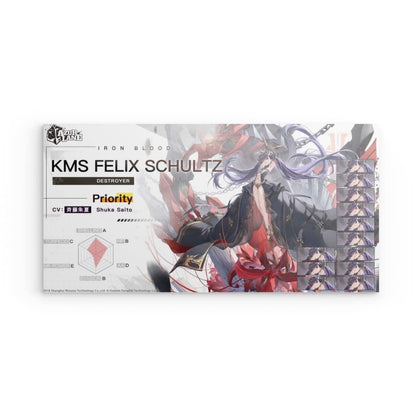 Azur Lane Poster - Charakter KMS Felix Schultz Poster 29.99 Azur, Blood, Charakter, Felix, Iron, KMS, Lane, Metal, Schultz, Stats JLR Design