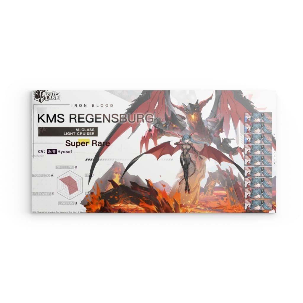 Azur Lane Poster - Charakter KMS Regensburg Poster 29.99 Azur, Blood, Charakter, Iron, Lane, Metal, Regensburg, Wallpaper JLR Design