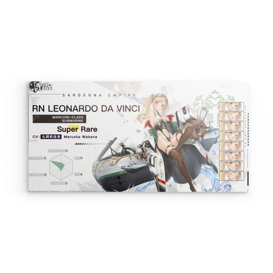 Azur Lane Poster - Charakter RN Leonardo da Vinci Poster JLR Design