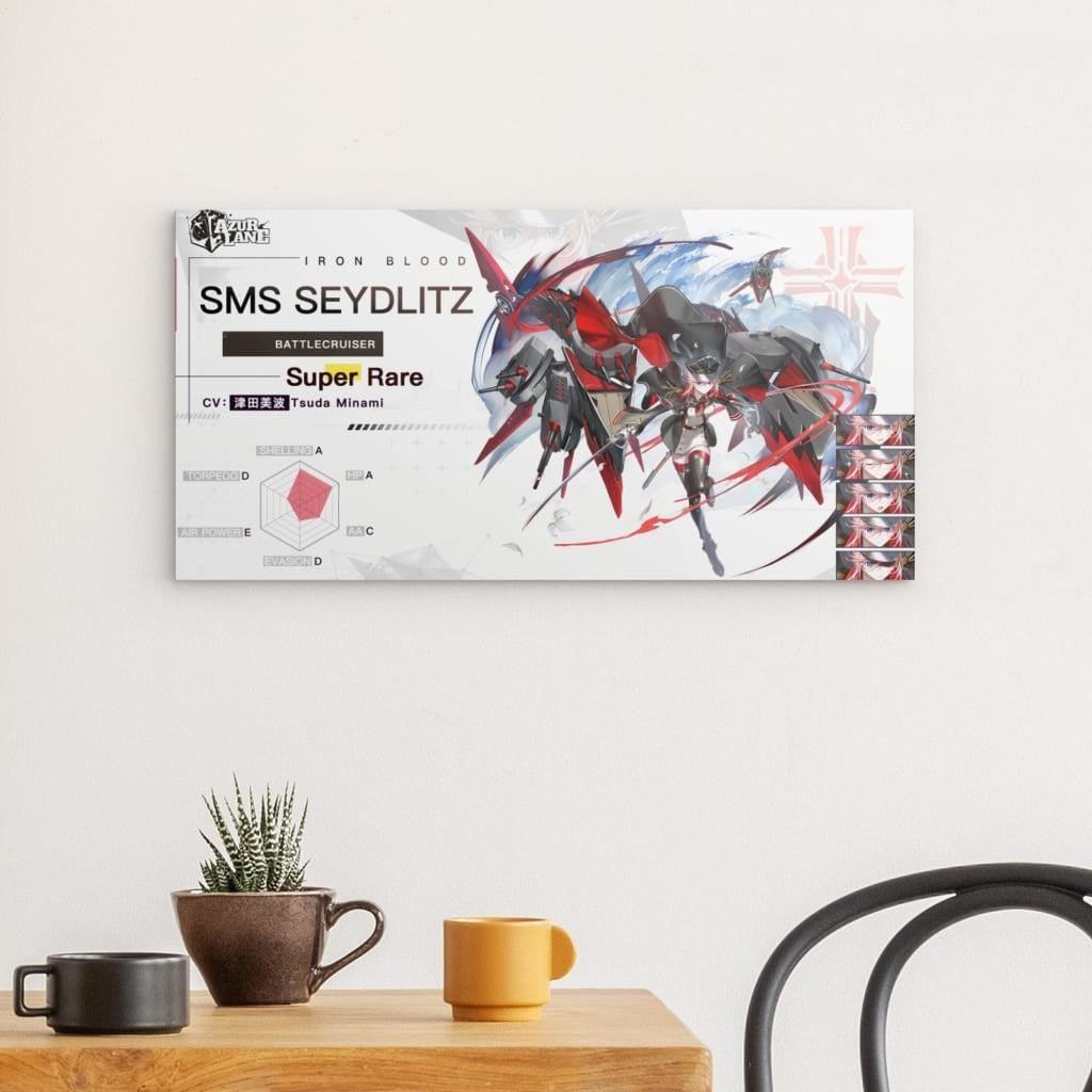 Azur Lane Poster - Charakter SMS Seydlitz Poster 29.99 Azur, Blood, Charakter, Iron, Lane, Metal, Seydlitz, Wallpaper JLR Design