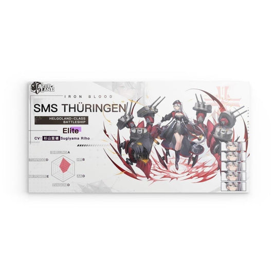 Azur Lane Poster- Charakter SMS Thüringen Poster JLR Design